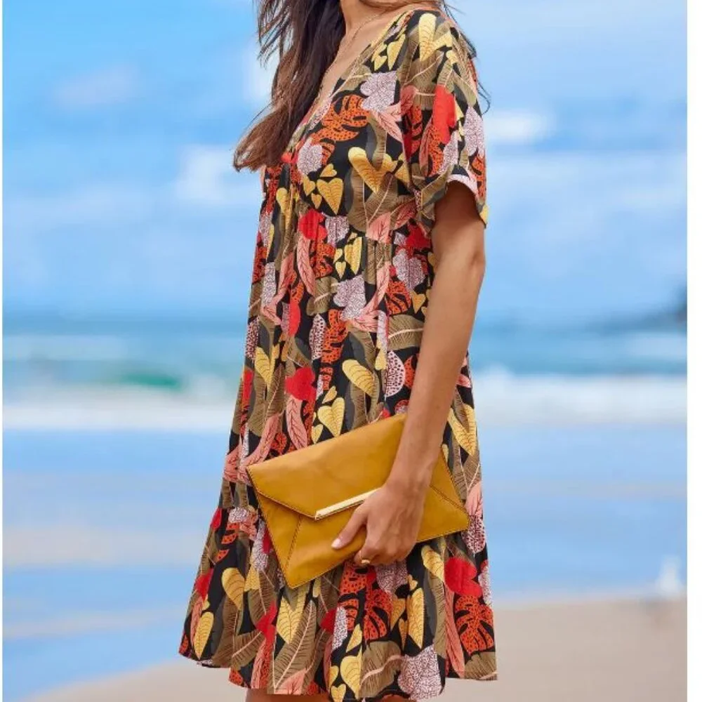 Floral Mini Dress - Picture 2 of 2